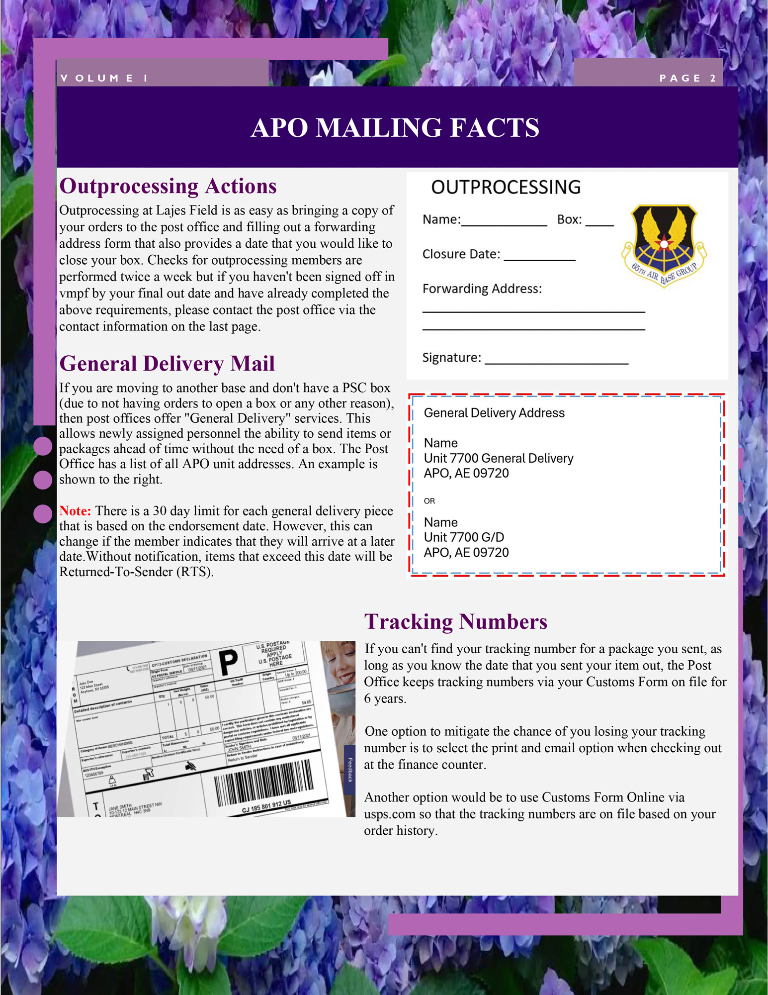 Post Office Newsletter July