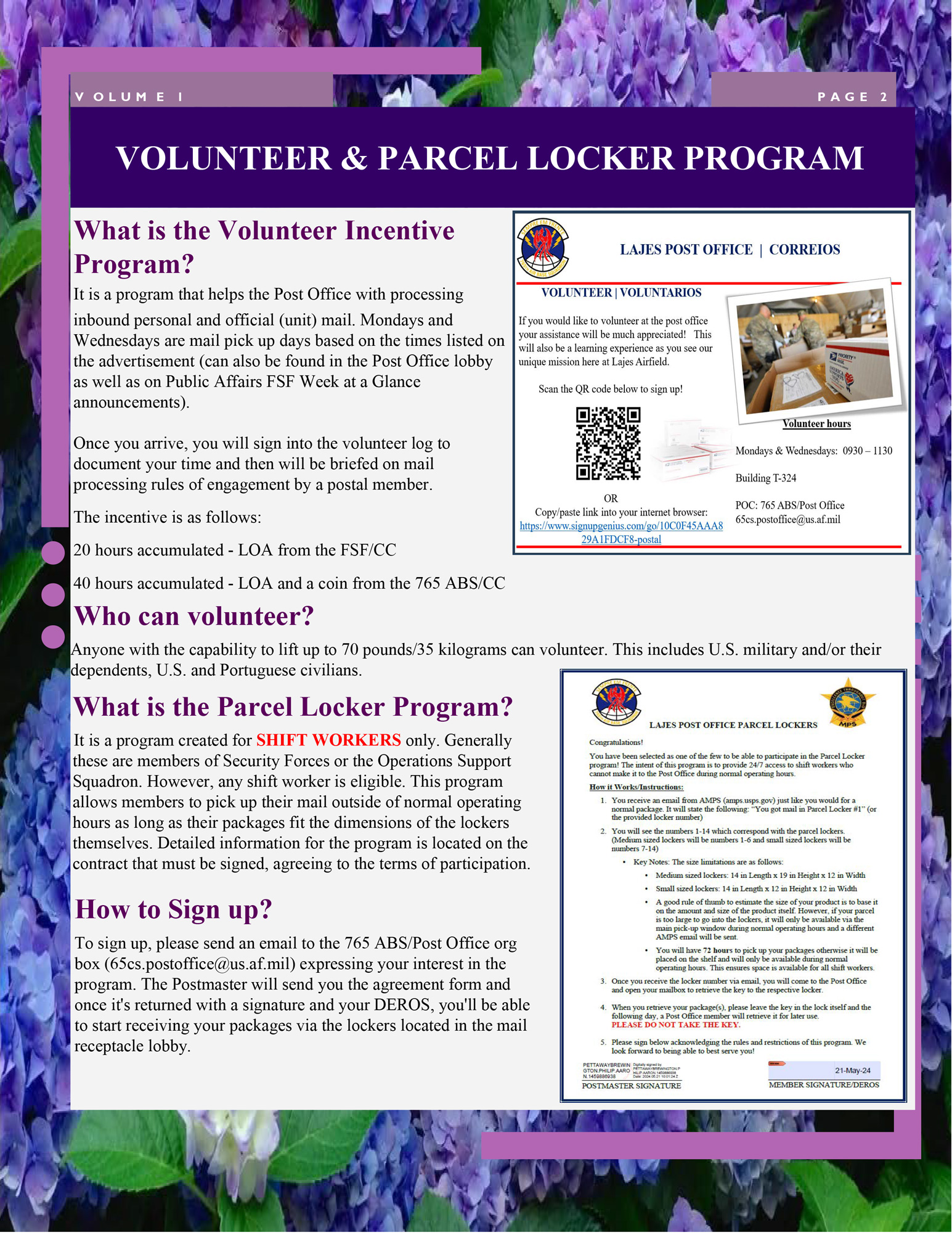 Post Office Newsletter June