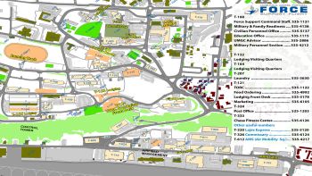 Force Support Facilities' Map