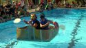 Cardboard Boat Race at Lajes Field, Azores