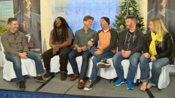 Comedians from Operation Punchline at Lajes