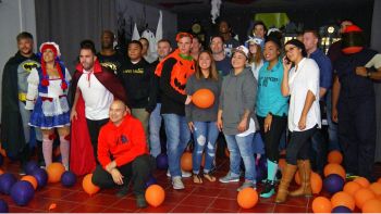 Halloween with children from the Angra Orphanage