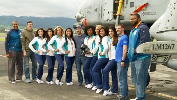 Miami Dolphins Cheerleaders at Lajes Field, Azores