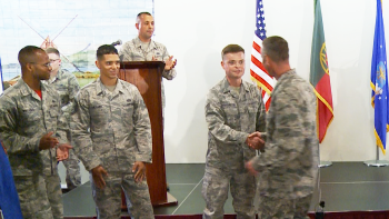 Enlisted Promotion Ceremony at Lajes Field, Azores