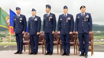 Inactivation / Activation Ceremony at Lajes Field, Azores