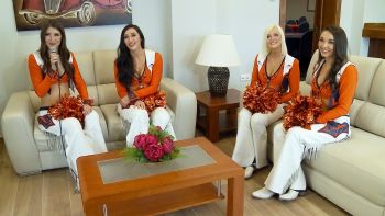 Denver Broncos Cheerleaders at Lajes Field, Azores