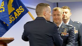 765th Air Base Squadron Change of Command Ceremony at Lajes Field, Azores