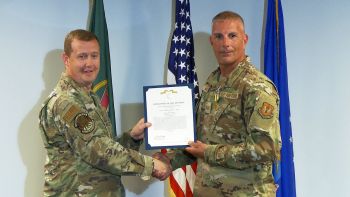 Retirement Ceremony of Technical Sergeant Jeremy "JP" Morris