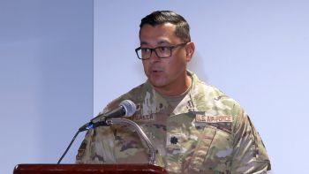 Promotion Ceremony at Lajes Field, Azores.