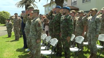 National Police Week Closing Ceremony at Lajes Field, Azores