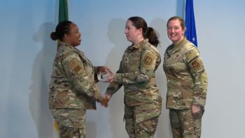 Commander’s Call at Lajes Field, Azores, 16 Apr