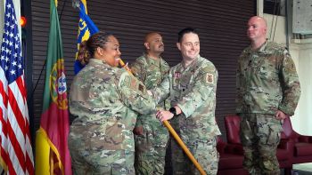 765 ABS Change of Command Caremony at Lajes Field - Azores