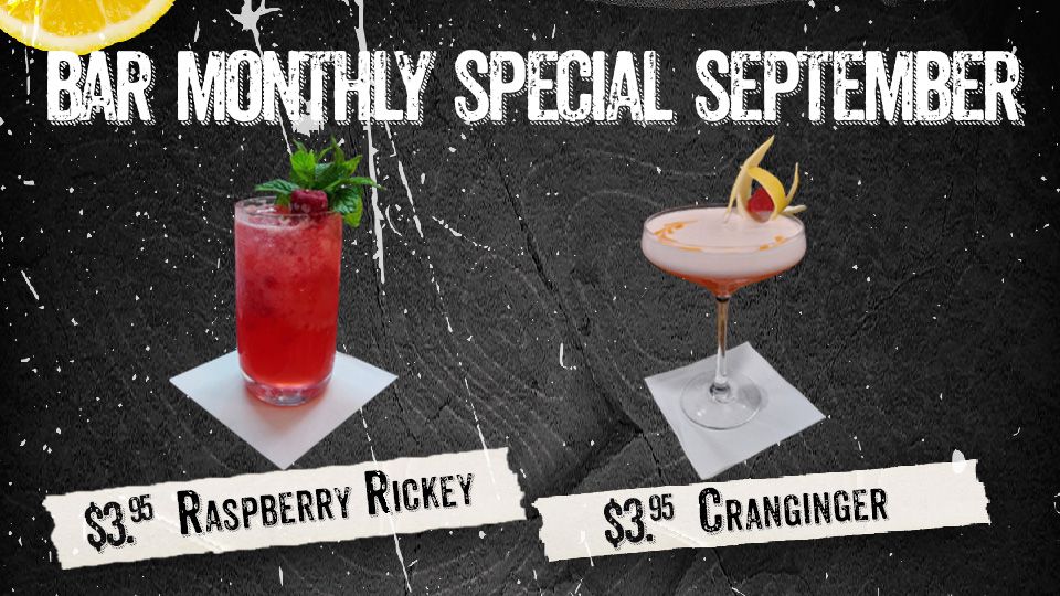 Bar Monthly Special September