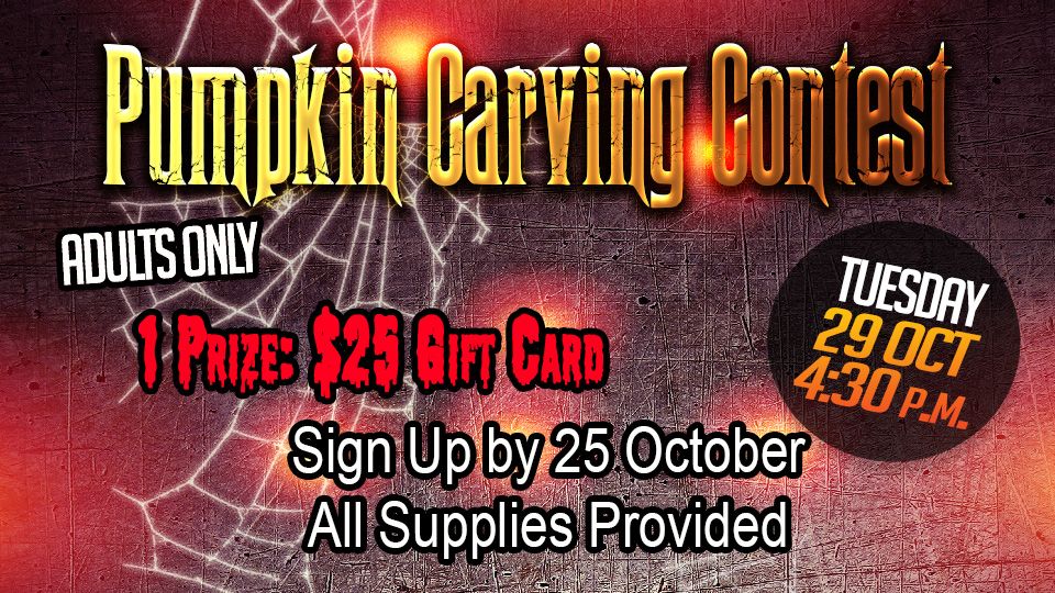 Pumpkin Carving Contest October