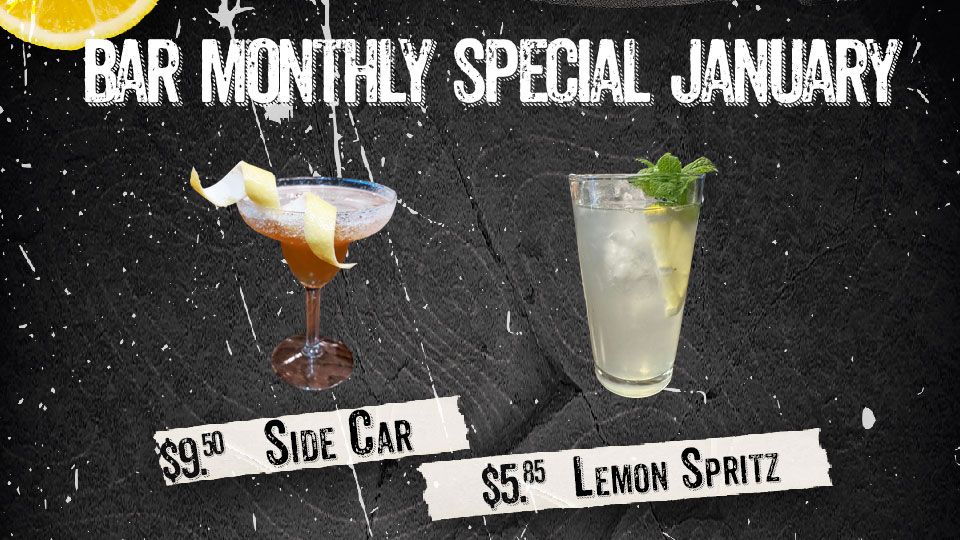 Bar Monthly Special January