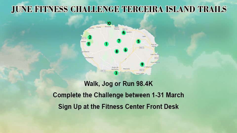 March Fitness Challenge Terceira Island Trails