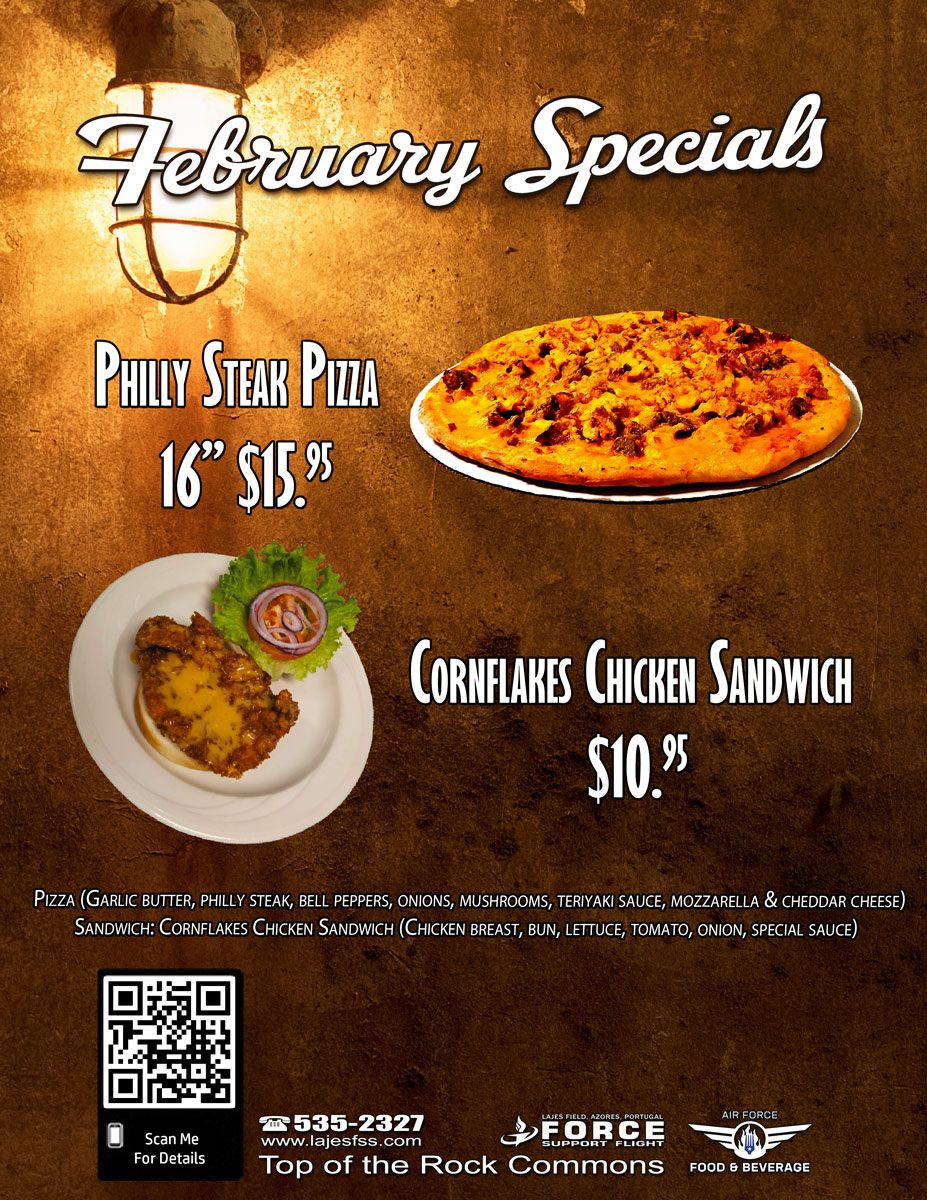 February Food Specials