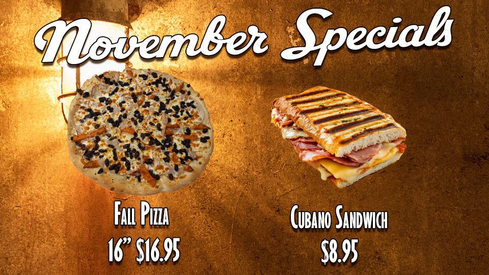 November Food Specials