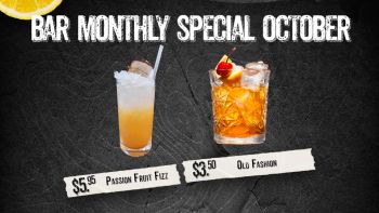 Bar Monthly Special October
