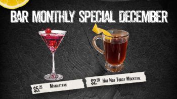 Bar Monthly Special December