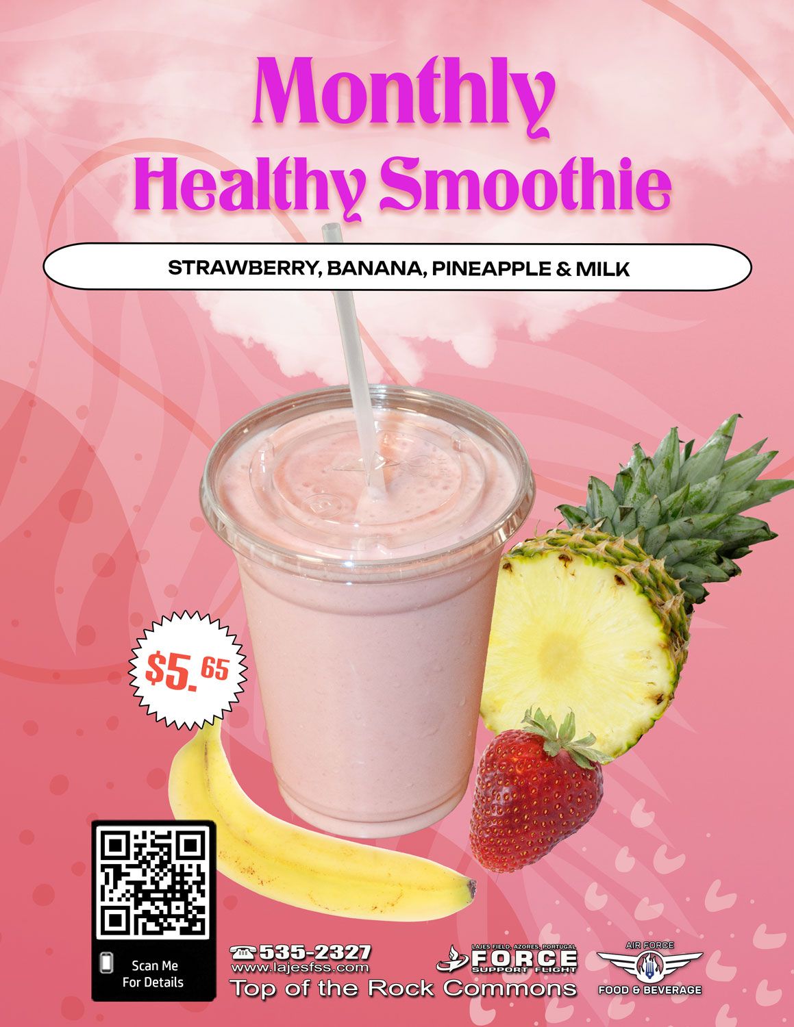 Monthly Healthy Breakfast Smoothie