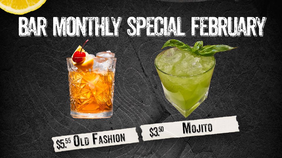 Bar Monthly Special February