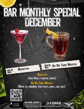 Bar Monthly Special December