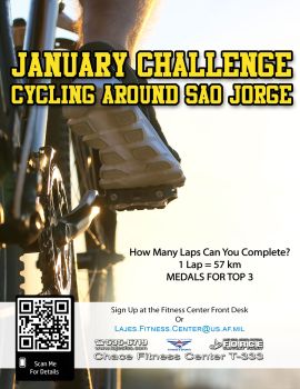 January Challenge Cycling Around São Jorge