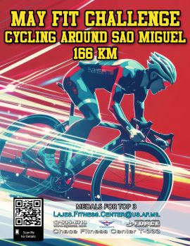 May FIT Challenge Cycling around São Miguel