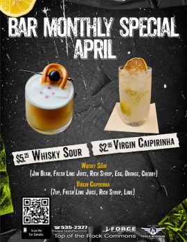 Bar Monthly Specials