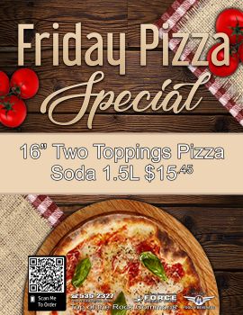 Friday Pizza Special