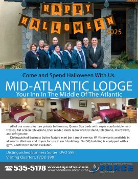 Come and Spend Halloween in Mid-Atlantic Lodge