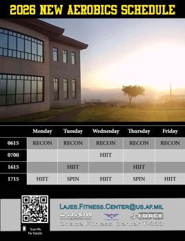 New Aerobics Schedule